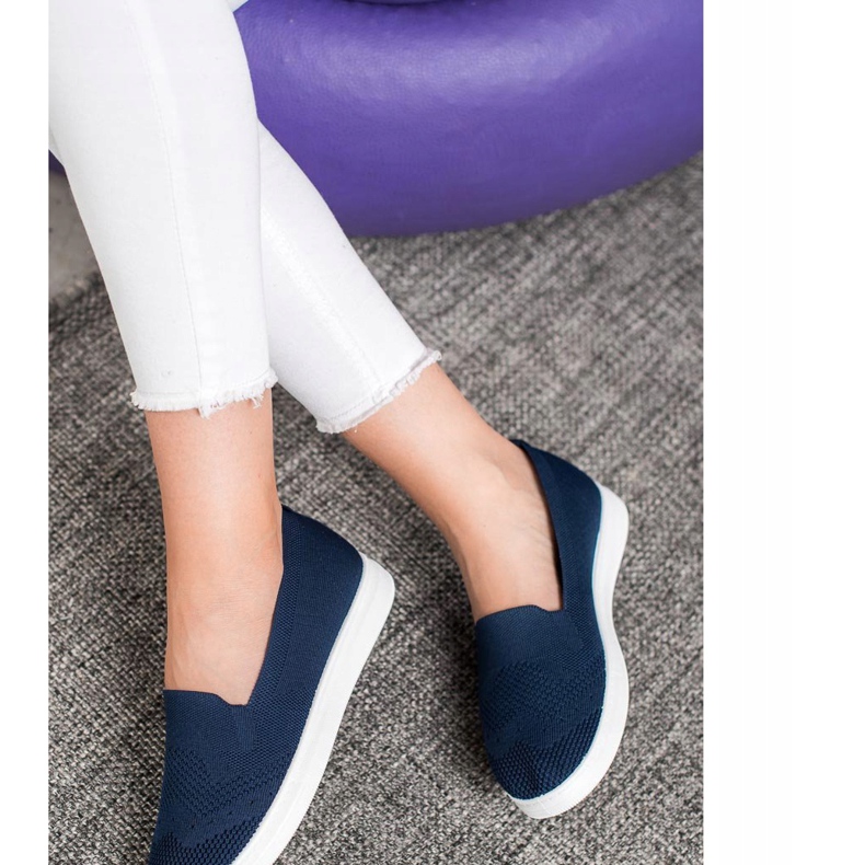 Via Giulia  Slipons alustalla sininen 1