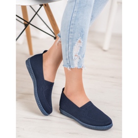 Via Giulia  Openwork Slip On lenkkarit tummansininen sininen 1