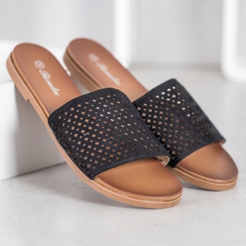 Renda Avoimet tossut musta 1