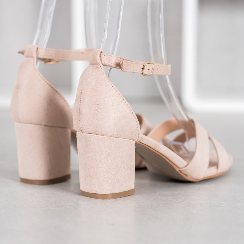 Mannika Mokkanahkaiset sandaalit ruskea 1