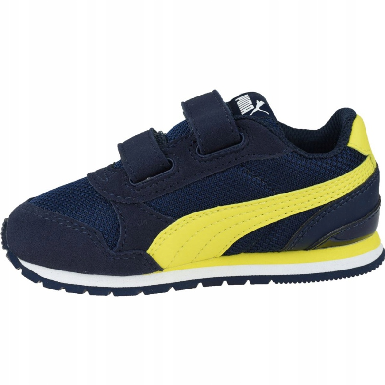 Puma St Runner V 2 Infants Jr 367137-09 tummansininen keltainen 1
