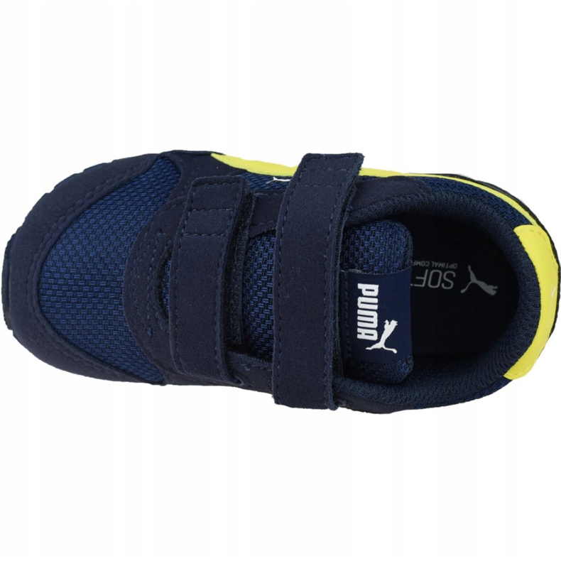 Puma St Runner V 2 Infants Jr 367137-09 tummansininen keltainen 2