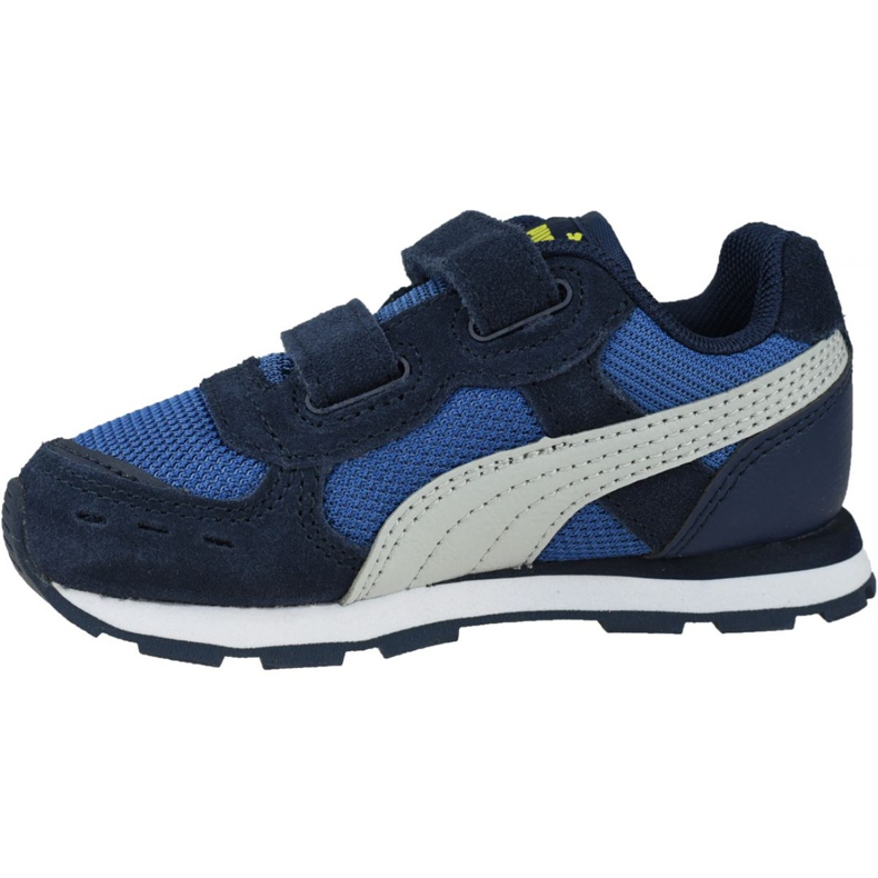 Puma Vista V Infants Jr 369541-09 valkoinen tummansininen sininen 1