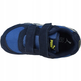 Puma Vista V Infants Jr 369541-09 valkoinen tummansininen sininen 2