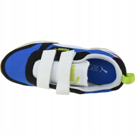 Puma R78 V Ps Jr 373617-03 valkoinen musta punainen sininen 2