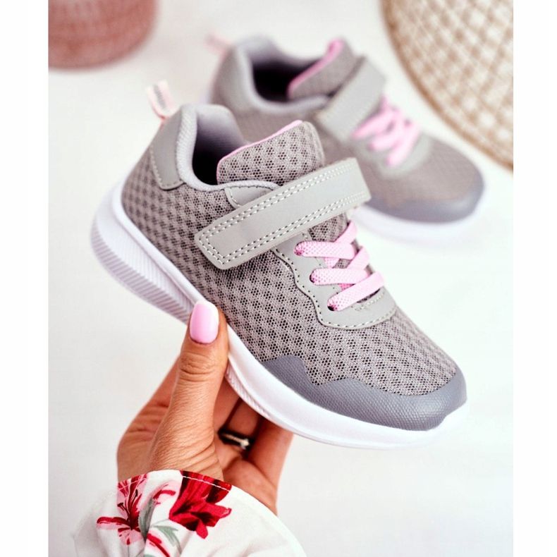 EVE Urheilukengät lasten tarranauhalla Mirabell harmaa 2