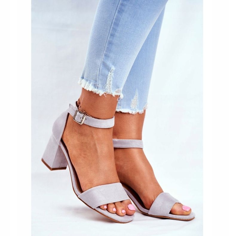 Vinceza Naisten sandaalit Suede Grey Lisää ja enemmän! harmaa 1