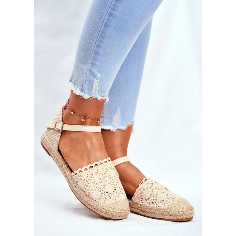 Naisten espadrillit Beige Platform Wienissä 1