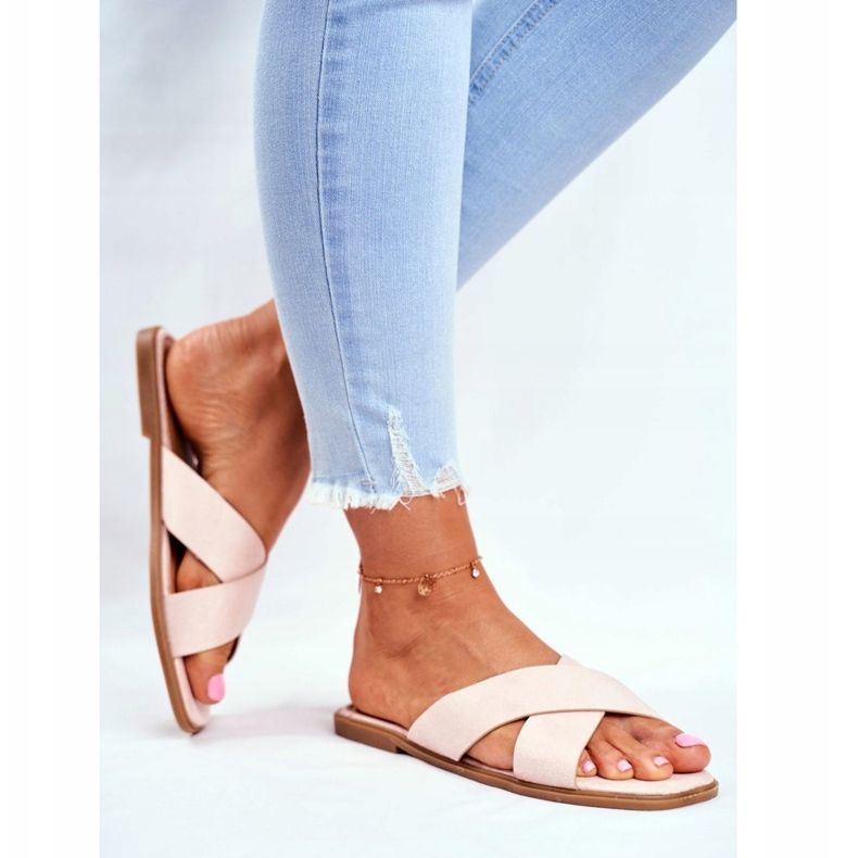 Naisten tossut, hihnat, Cross Beige Filippiinit 2