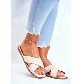 Naisten tossut, hihnat, Cross Beige Filippiinit 1