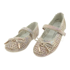 S.Barski Avoimet ballerinat tarranauhalla Barski Remtro ruskea monivärinen 3