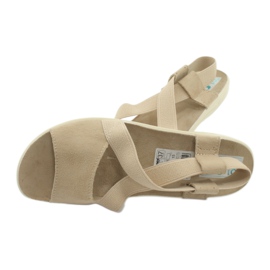 Mukavat naisten sandaalit Adanex 17495 beige 4
