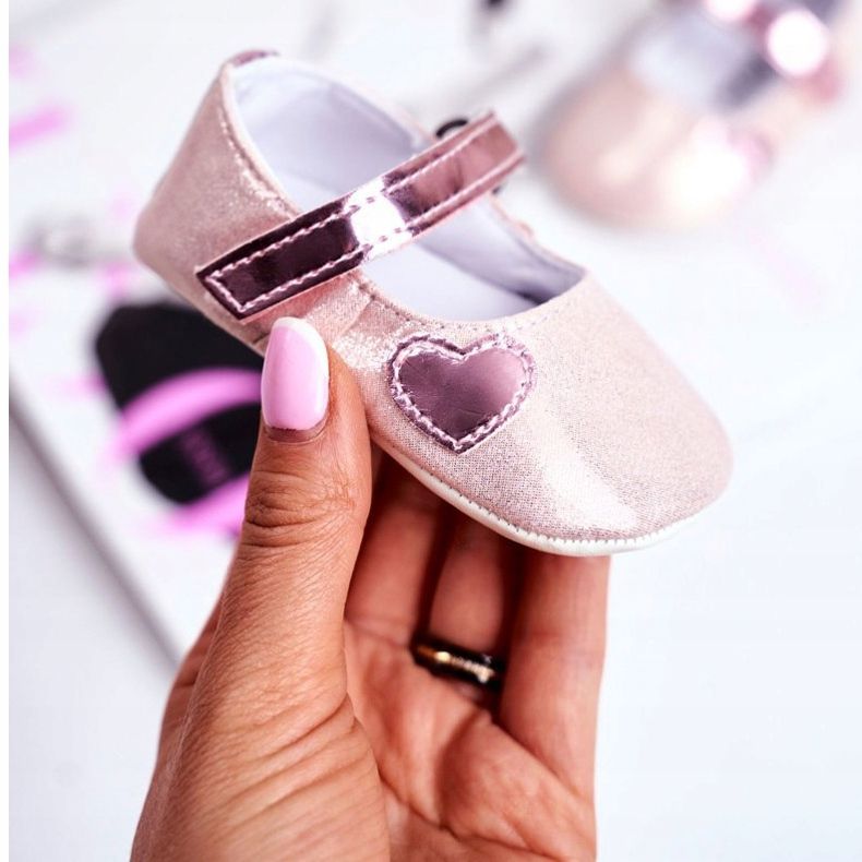 Apawwa Lasten lenkkarit Velcro Baptism Pink Bellawa vaaleanpunainen 2