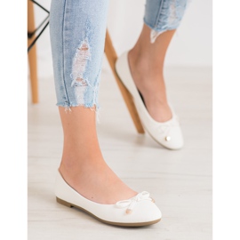 Diamantique Klassiset valkoiset ballerinat valkoinen 1