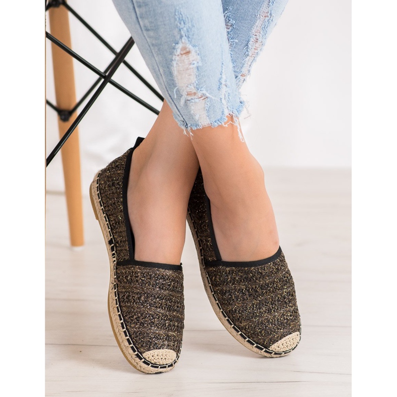 Seastar Tekstiiliset espadrillit beige musta 2