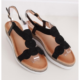 Mustat naisten sandaalit L6628 Musta 1