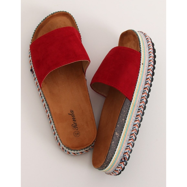 Punaiset naisten punaiset tossut BQ-50 Red punainen 1