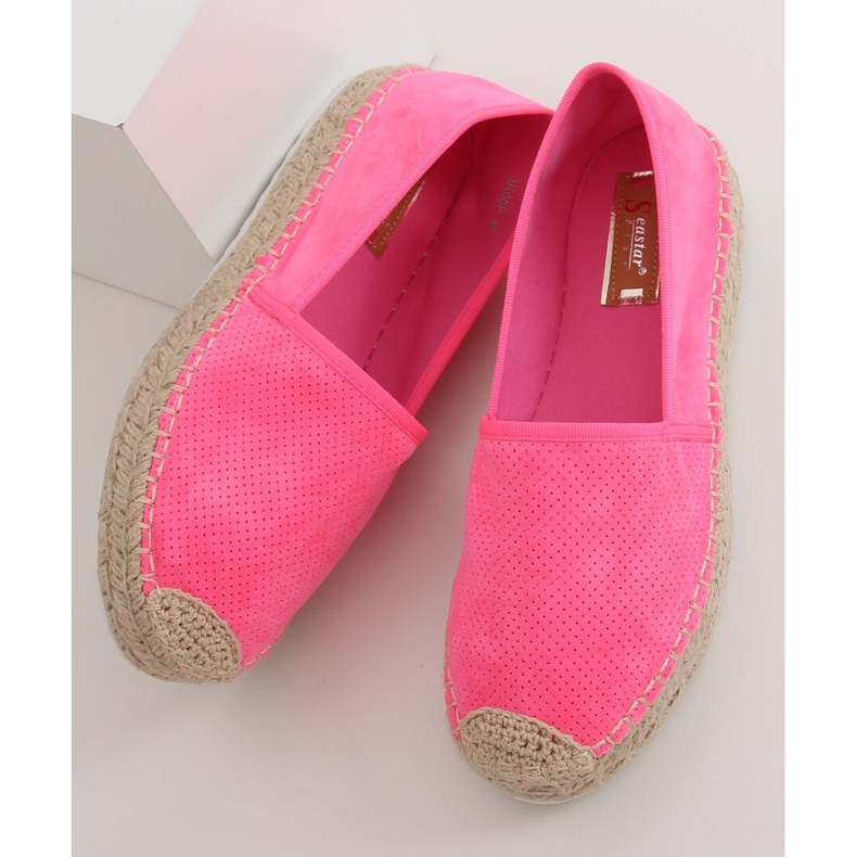Vaaleanpunaiset espadrillit JH90P Flu Fuchsia vaaleanpunainen 1