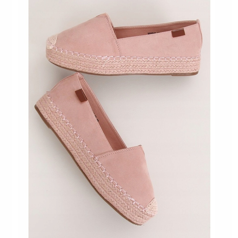 Vaaleanpunaiset naisten espadrillit WH941 Pink vaaleanpunainen 2