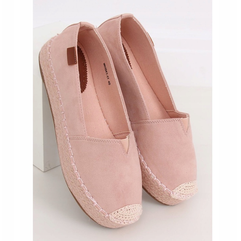 Vaaleanpunaiset naisten espadrillit WH941 Pink vaaleanpunainen 1