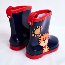 Lasten kumiset sadesaappaat Navy Blue Tigger tummansininen 2