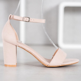 Anesia Paris Korkeakorkoiset sandaalit ruskea 2