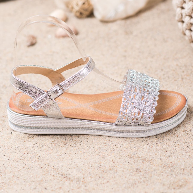 Renda Sandaalit alustalla harmaa 1