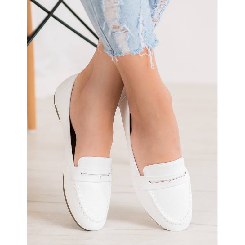 Diamantique Valkoiset Loaferit Eco -nahkaa valkoinen 1