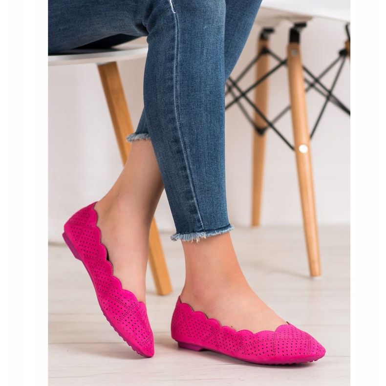 Small Swan Avoimet ballerinat vaaleanpunainen 1