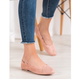 Small Swan Avoimet ballerinat vaaleanpunainen 2