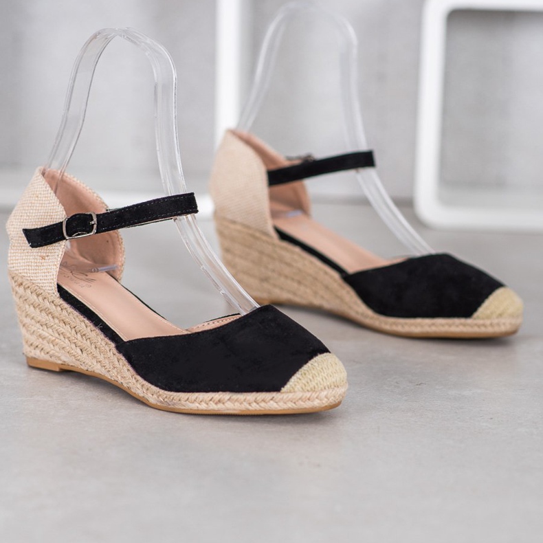 Small Swan Kiila -espadrillit musta 2