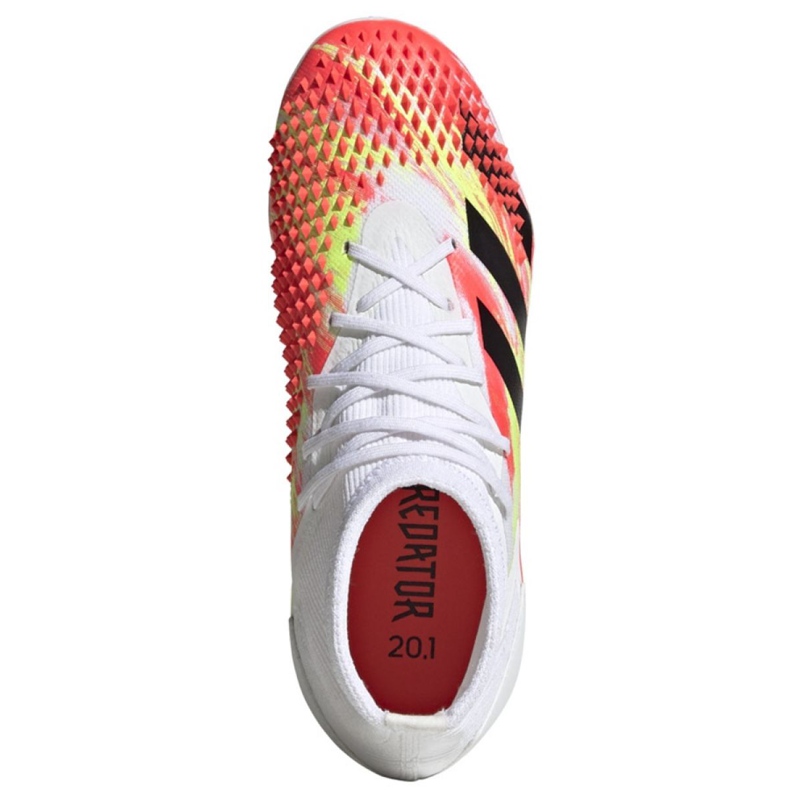 Adidas Predator Dracon 20.1 Fg Jr EG1608 jalkapallokengät monivärinen valkoinen 2