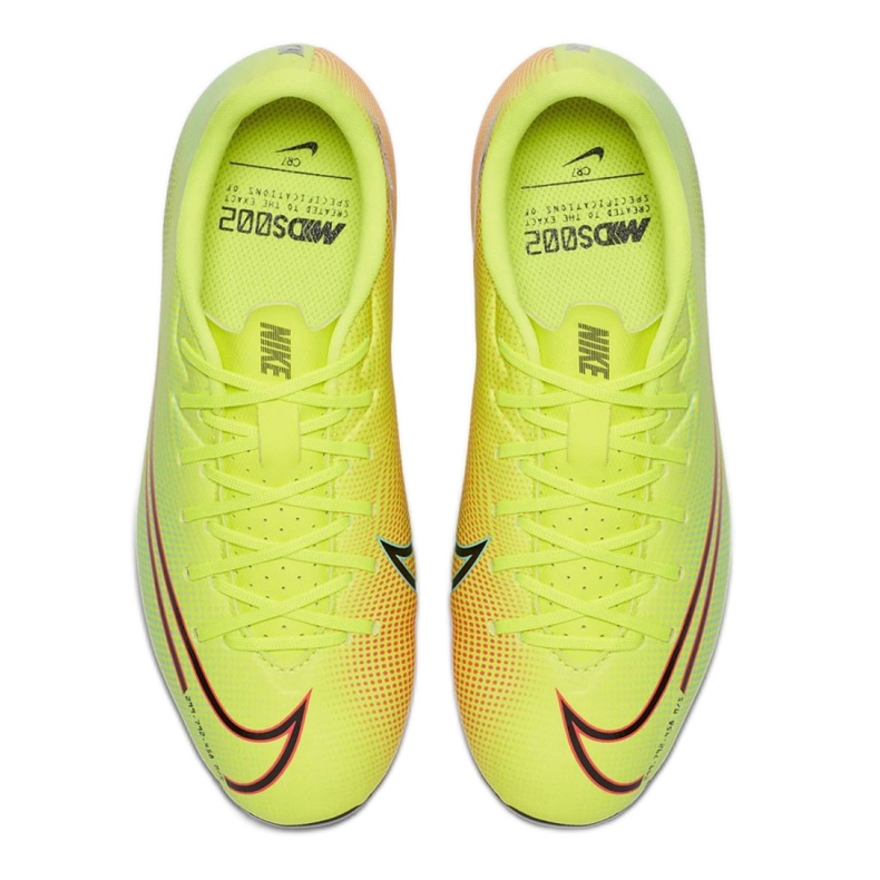Nike Mercurial Vapor 13 Academy Mds FG / MG Jr CJ0980-703 jalkapallokengät keltainen 1