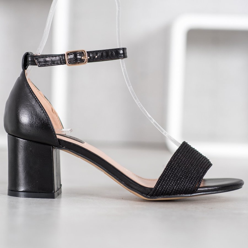 Nio Nio Tyylikkäät sandaalit baarissa musta 2