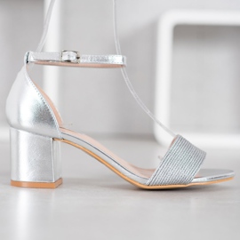 Nio Nio Tyylikkäät sandaalit baarissa harmaa 2