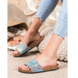 Bona Tossut helmillä monivärinen 1