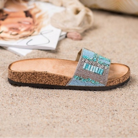 Bona Tossut helmillä monivärinen 2