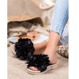 Anesia Paris Tyylikkäät tossut musta 1