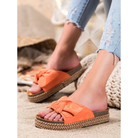 Comer Tossut korkealla alustalla oranssi 1