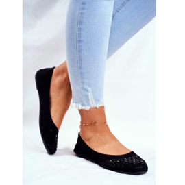 Le Scarpe Naisten mustat ballerinat, joissa Amantero -kuutiometriä 2