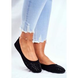 Le Scarpe Naisten mustat ballerinat, joissa Amantero -kuutiometriä 1