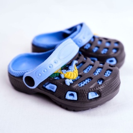 Giolan Lasten vaahtotossut Kroks Small Dragon laivastonsininen sininen 1