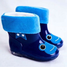 Lasten tummansiniset Frog -kumiset galoshes tummansininen sininen 1