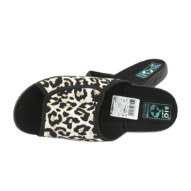 Adanex 13795 panther naisten tossut beige musta 4