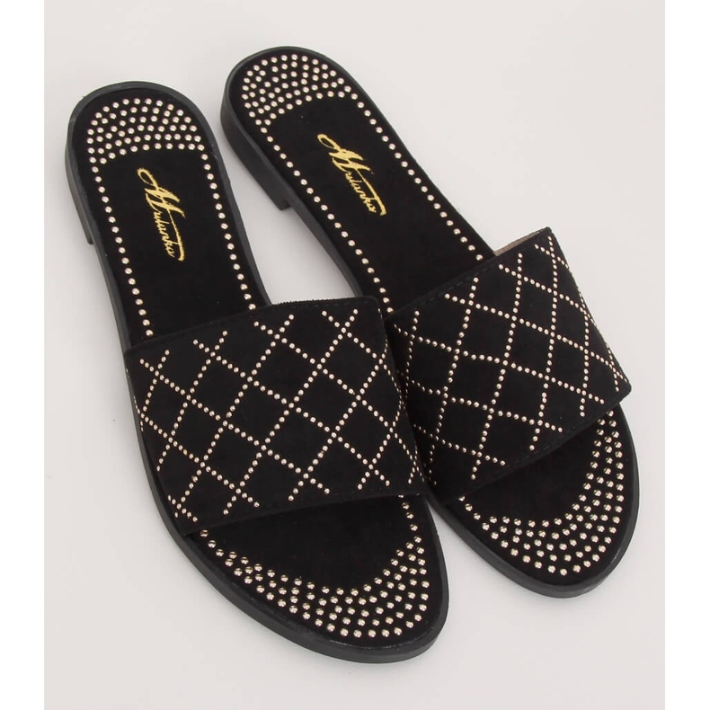 Mustat naisten mustat tossut Q-85 Black 1