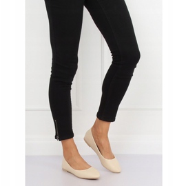 Naisten beige balerinat CC108 Beige 1