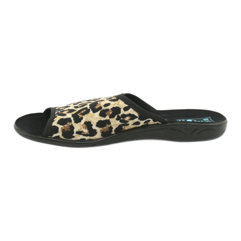 Adanex 13794 naisten leoparditossut beige ruskea musta 1