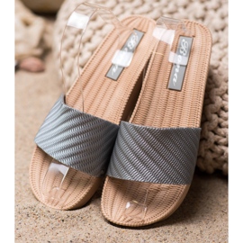 Bona Tyylikkäät kiilatossut harmaa 1