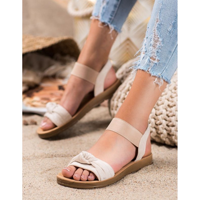 SHELOVET Slip-on sandaalit ruskea 1