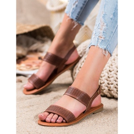 Mannika Avoimet sandaalit ruskea 1